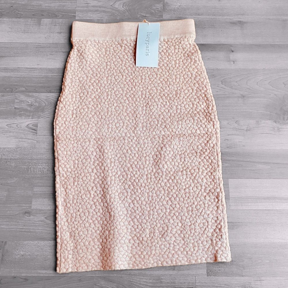 Lucy Paris Pink Pencil Skirt Dz S NWT